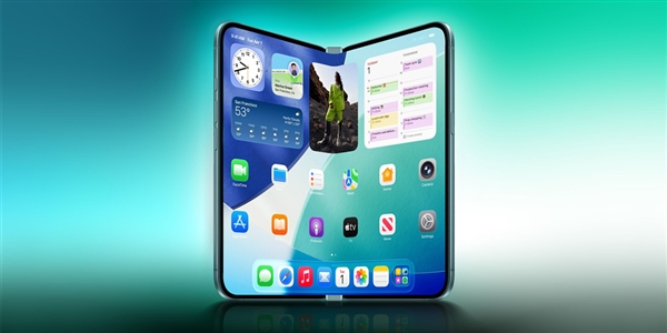 金策宝 曝苹果折叠屏iPhone首次采用真全面屏形态：无刘海无挖孔